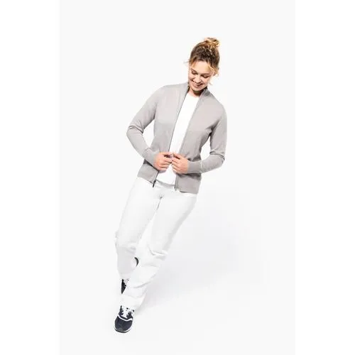 Cardigan zippé femme