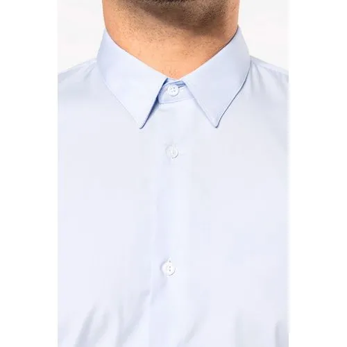Chemise popeline manches longues homme
