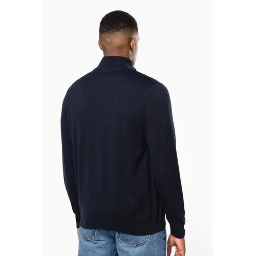 Cardigan zippé homme