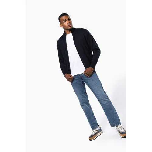 Cardigan zippé homme