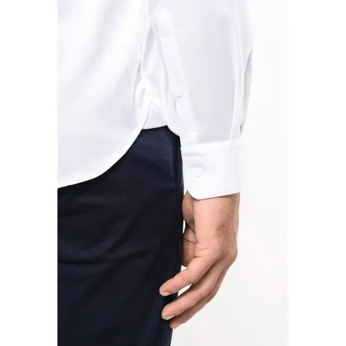 Chemise Oxford pinpoint manches longues homme