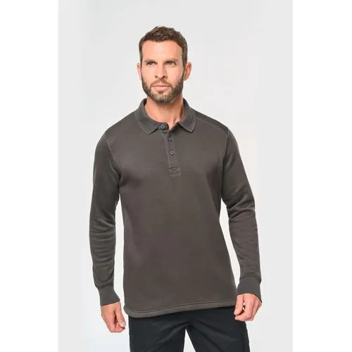 Sweat-shirt col polo homme