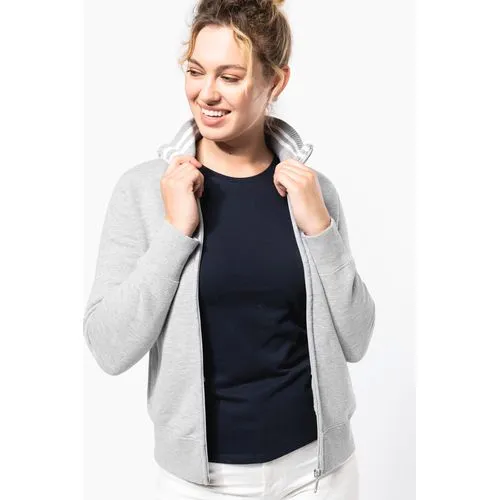 Veste molleton zippée femme