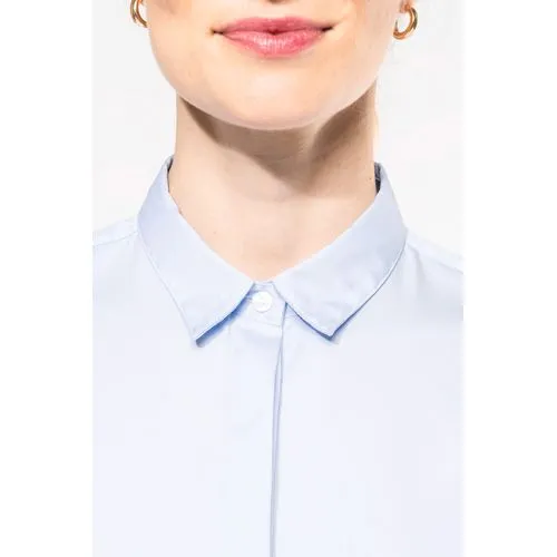 Chemise twill manches longues femme