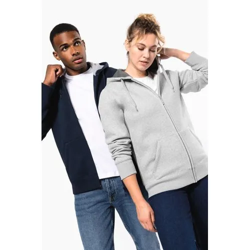 Sweat-shirt zippé capuche unisexe 12 Sweat-shirt zippé capuche unisexe