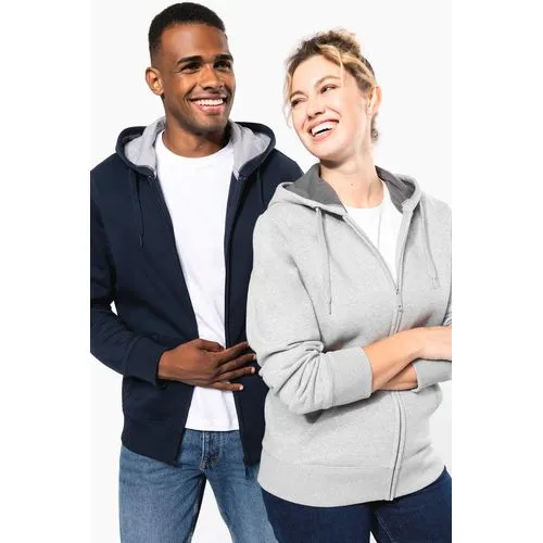 Sweat-shirt zippé capuche unisexe 1 Sweat-shirt zippé capuche unisexe