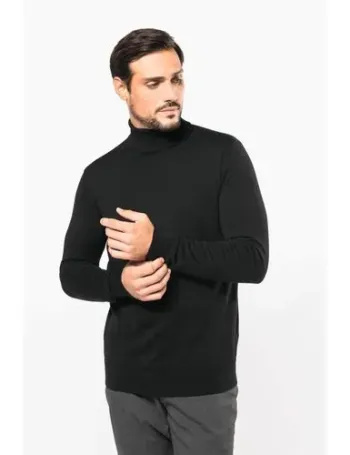 Pull Mérinos col roulé homme 1 Pull Mérinos col roulé homme