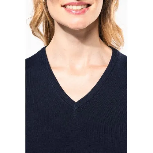 Pull Mérinos col V femme 10 Pull Mérinos col V femme