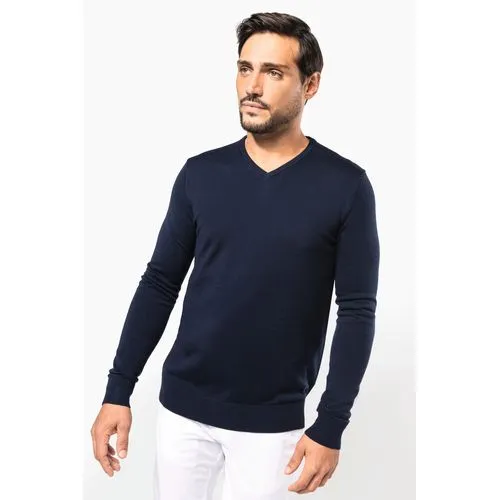 Pull Mérinos col V homme 1 Pull Mérinos col V homme