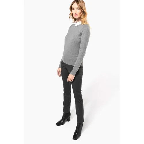 Pull Supima® col rond femme 5 Pull Supima® col rond femme