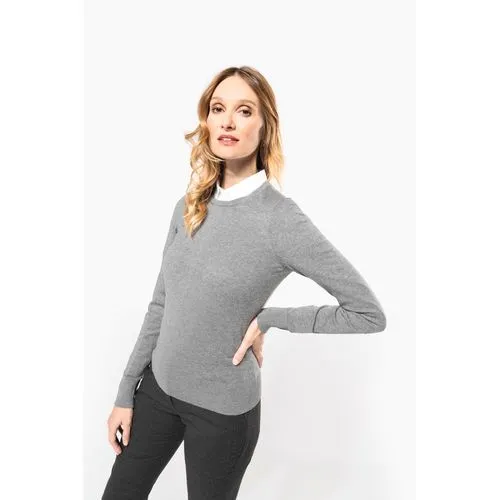 Pull Supima® col rond femme 3 Pull Supima® col rond femme