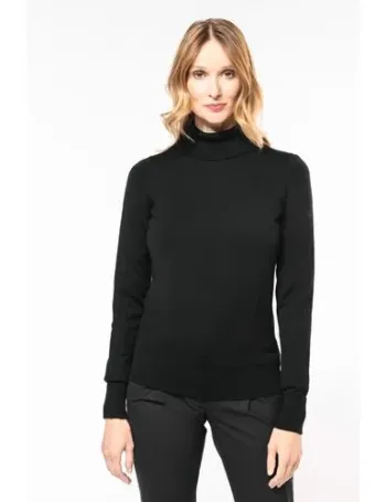 Pull Mérinos col roulé femme 1 Pull Mérinos col roulé femme