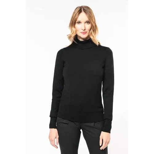 Pull Mérinos col roulé femme 1 Pull Mérinos col roulé femme