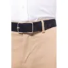Ceinture cuir  velours homme