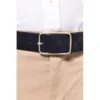 Ceinture cuir  velours homme
