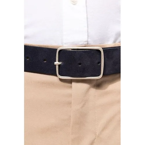 Ceinture cuir  velours homme