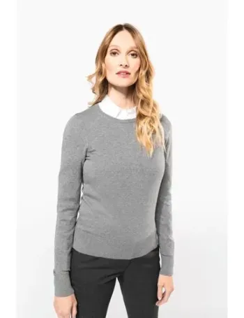 Pull Supima® col rond femme 1 Pull Supima® col rond femme