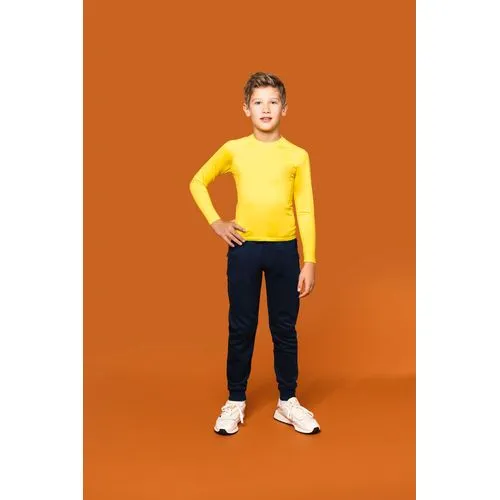 T-shirt double peau sport manches longues enfant