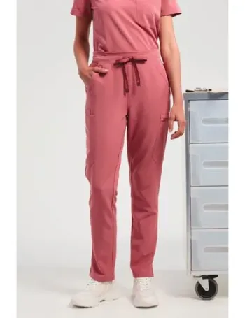 Pantalon cargo stretch femme