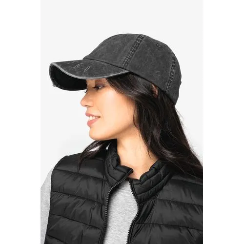 Casquette écoresponsable effet déchiré unisexe