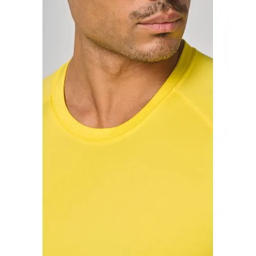T-shirt double peau sport manches longues unisexe