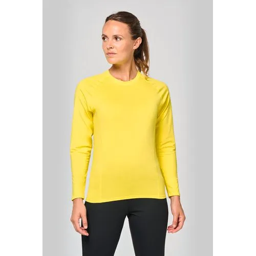 T-shirt double peau sport manches longues unisexe