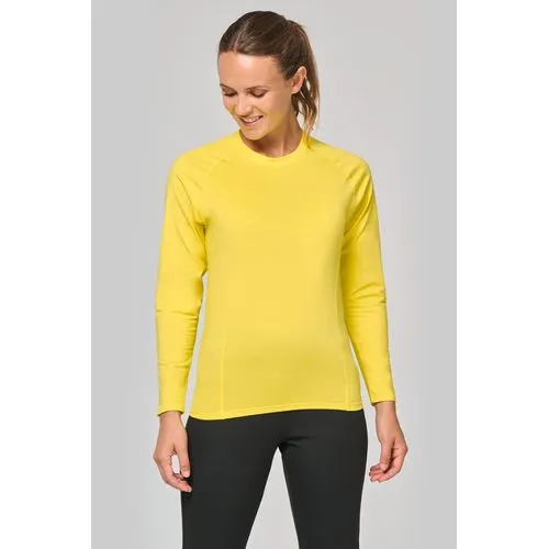 T-shirt double peau sport manches longues unisexe