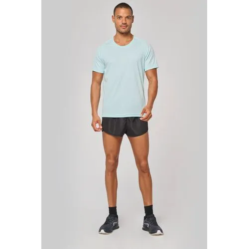 T-shirt de sport à col rond recyclé homme