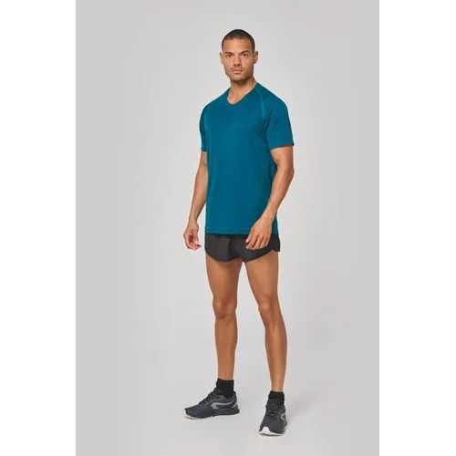 T-shirt de sport à col rond recyclé homme