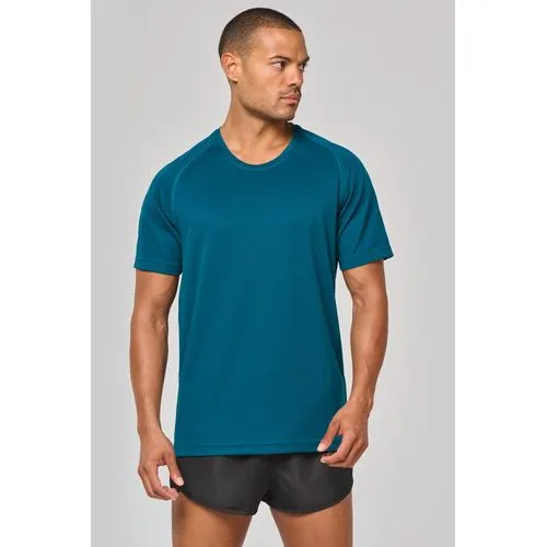 T-shirt de sport à col rond recyclé homme