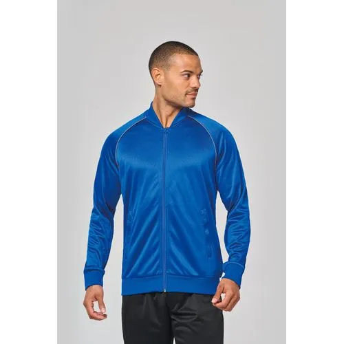 Veste de survêtement zippée avec liseré unisexe