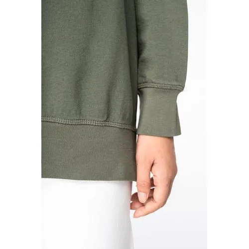 Sweat-shirt écoresponsable à col rond French Terry unisexe