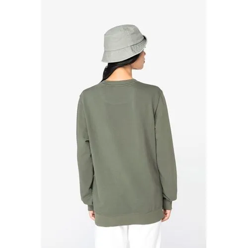 Sweat-shirt écoresponsable à col rond French Terry unisexe
