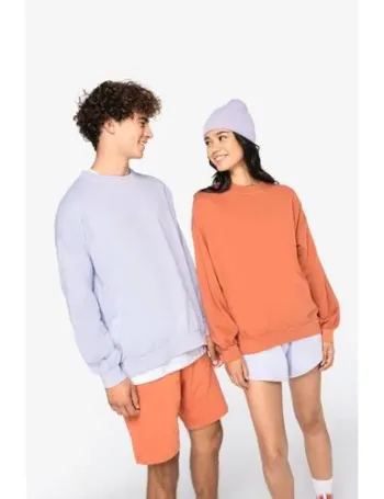 Sweat-shirt écoresponsable oversize French Terry unisexe