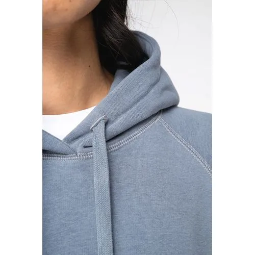 Sweat-shirt écoresponsable à capuche raglan femme