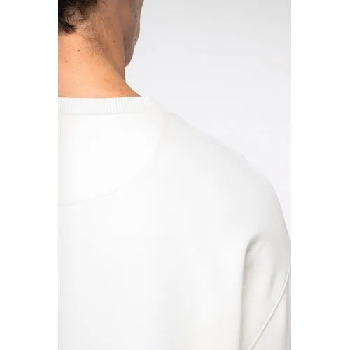 Sweat-shirt écoresponsable à col rond à épaules tombantes French Terry unisexe