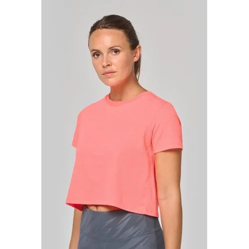 Crop top triblend femme 1 Crop top triblend femme