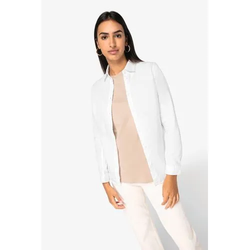 Chemise écoresponsable délavée femme
