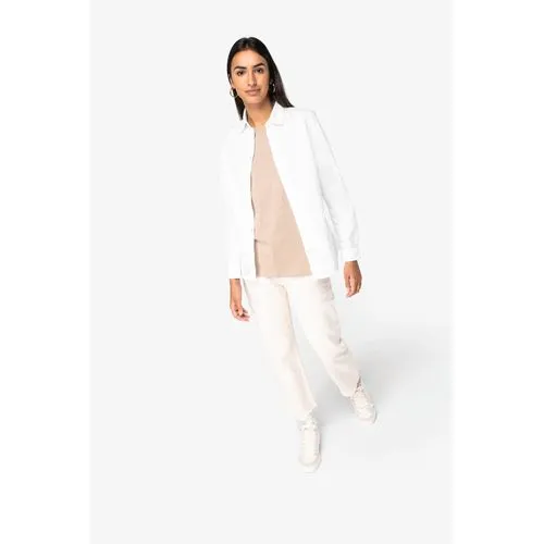 Chemise écoresponsable délavée femme