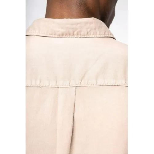 Chemise écoresponsable délavée homme