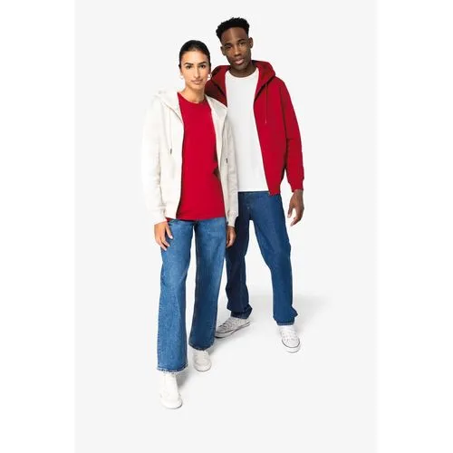 Sweat-shirt écoresponsable zippé à capuche unisexe
