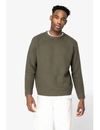 Pull écoresponsable à grosses mailles homme 1 Pull écoresponsable à grosses mailles homme