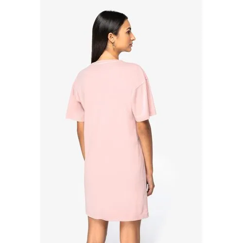 Robe t-shirt écoresponsable délavée femme