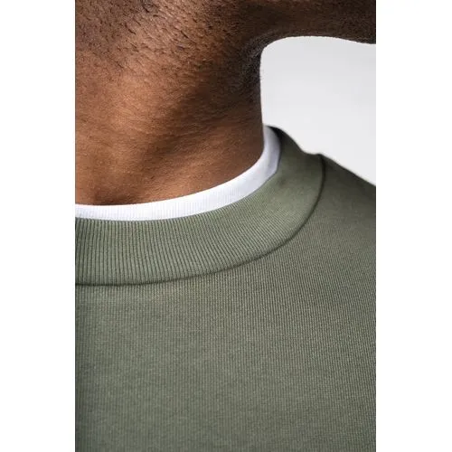 Sweat-shirt écoresponsable à col rond à épaules tombantes molleton gratté unisexe 8 Sweat-shirt écoresponsable à col rond à épaules tombantes molleton gratté unisexe