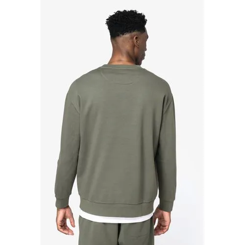 Sweat-shirt écoresponsable à col rond à épaules tombantes molleton gratté unisexe 4 Sweat-shirt écoresponsable à col rond à épaules tombantes molleton gratté unisexe