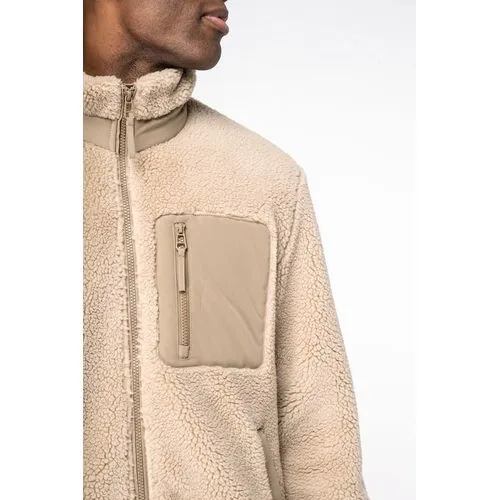 Veste écoresponsable en sherpa unisexe