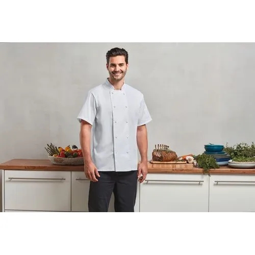 Veste chef cuisinier manches courtes Coolchecker®