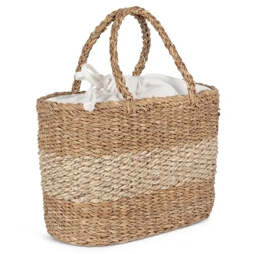 Sac panier en jute et jonc de mer 6 Sac panier en jute et jonc de mer