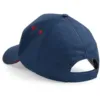 Casquette homme Ultimate à 5 panneaux sandwich contrasté Beechfield rouge classique 300 g/m² coton taille unique 2 Casquette homme Ultimate à 5 panneaux sandwich contrasté