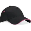 Casquette homme Ultimate à 5 panneaux sandwich contrasté Beechfield fuchsia 300 g/m² coton taille unique 1 Casquette homme Ultimate à 5 panneaux sandwich contrasté